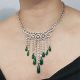 NO RESERVE - SET OF EMERALD AND DIAMOND JEWELLERY - Foto 8