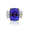 TANZANITE AND DIAMOND RING - Auktionspreise