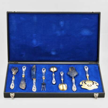 Silver serving set. 19-20th centuries. Germany. Silver 800 Eclecticism At the turn of 19th -20th century - photo 2