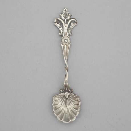 Sali&egrave;res avec cuill&egrave;res. Silber Rococo Late 19th century - Foto 4