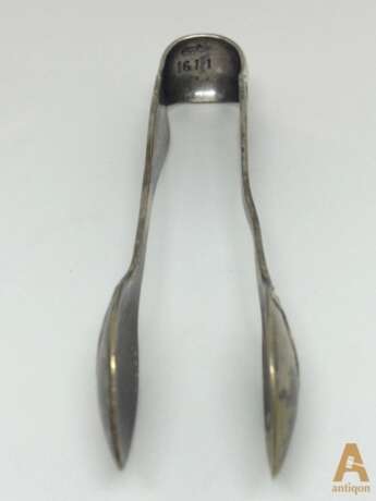 Серебряные щипцы для сахара. Warchawa Серебро Jugendstil Early 20th century г. - фото 2