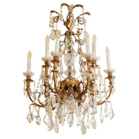 Lustre Louis XVI. Kristall At the turn of 19th -20th century - Foto 1