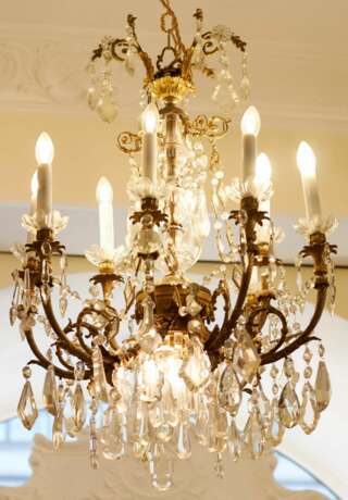 Lustre Louis XVI. Kristall At the turn of 19th -20th century - Foto 4