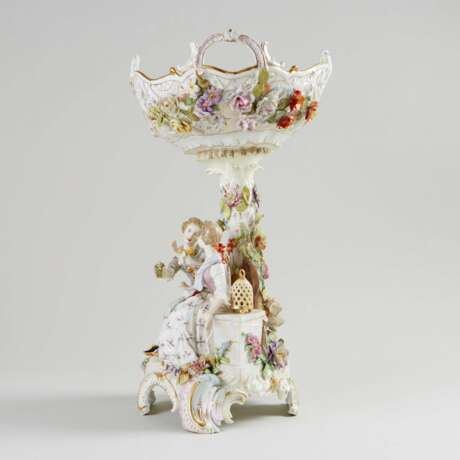 Fruit vase. Carl Thieme. Porcelain Rococo 19th century - photo 5