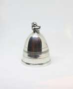 Silber 900. Silver cover for egg cup 