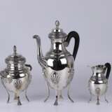 Coffee set of 3 pieces Métal Empire Early 20th century - photo 1