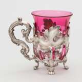Silver cup holder. Imperial Russia Silver 84 Rococo Mid-19th century - photo 3