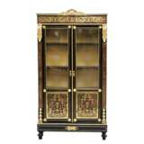 Showcase in Boulle style. 19th century. Black varnish Boulle 19th century - photo 1
