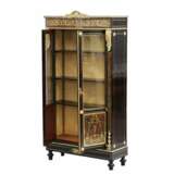 Showcase in Boulle style. 19th century. Black varnish Boulle 19th century - photo 3