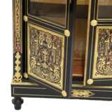 Showcase in Boulle style. 19th century. Black varnish Boulle 19th century - photo 5