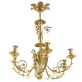 Louis XVI style chandelier. Gilded bronze 19th century - photo 3