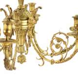 Louis XVI style chandelier. Gilded bronze 19th century - photo 4