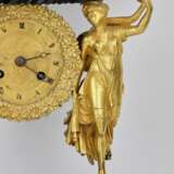 Unique mantel clock made of glass and bronze. Royal Russia. Early 19th century. Glass Empire 19th century - photo 4