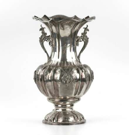 Изящная серебряная ваза Серебро Eclecticism Early 20th century г. - фото 2