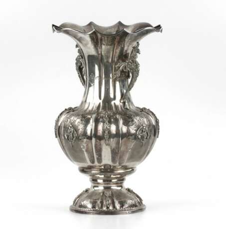 Изящная серебряная ваза Серебро Eclecticism Early 20th century г. - фото 3