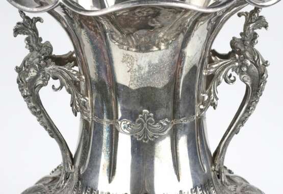 Изящная серебряная ваза Серебро Eclecticism Early 20th century г. - фото 5