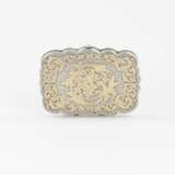 Rectangular silver cigarette case Gold Eclecticism At the turn of 19th -20th century - photo 4