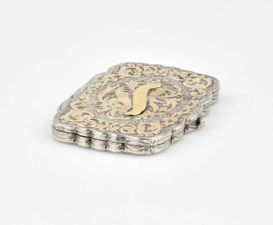 Rectangular silver cigarette case Gold Eclecticism At the turn of 19th -20th century - photo 6