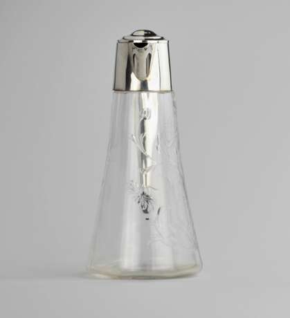 Кувшин в стиле модерн. Norton &amp; White Birmingham 1902. Silver Glass At the turn of 19th -20th century г. - фото 2