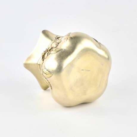 Silver box vase by Orest Kurlyukov in the form of a tied bag. Silver 84 Gilding At the turn of 19th -20th century - photo 5