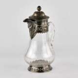 Wine jug glass in silver. Glass Eclecticism At the turn of 19th -20th century - photo 2