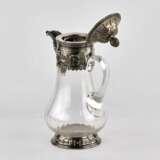 Wine jug glass in silver. Glass Eclecticism At the turn of 19th -20th century - photo 4