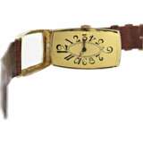Armbanduhr: außergewöhnlich große, frühe "Curvex" Herrenuhr in Gold, ca. 1915 - Foto 4