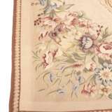 Tapisserie florale de style Aubusson. Fin du 19&egrave;me si&egrave;cle. tapestry Eclecticism Late 19th century - Foto 2