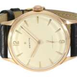 Armbanduhr: ausgesprochen schöne vintage Zenith in der seltenen 18k Roségold-Ausführung, 50er Jahre - photo 1