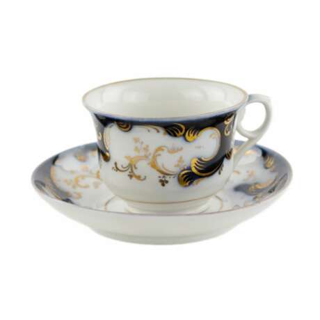 Kuznetsov`s tea porcelain service. Riga mid-19th century. Porcelain Eclecticism Mid-19th century - photo 5