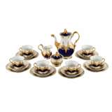 MEISSEN coffee service for six persons. After 1933. Porcelain Neo-baroque 20th century - photo 1