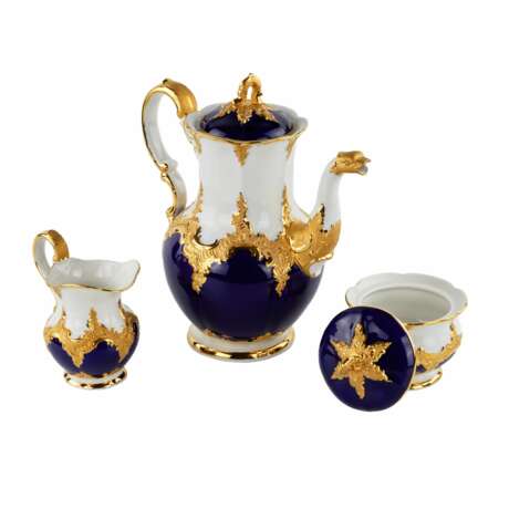 MEISSEN coffee service for six persons. After 1933. Porcelain Neo-baroque 20th century - photo 5