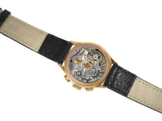 Armbanduhr: früher, großer rotgoldener Breitling Chronograph, Ref. 178, ca. 1945 - photo 3