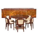 Vittorio Dassi. Grandiose furniture set in Art Deco style. Glass Mid-20th century - photo 2