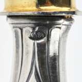 Серебряный сервировочный набор: вилка и нож в собственном футляре. Рига 1908 -1917 года. Металл Jugendstil Early 20th century г. - фото 6