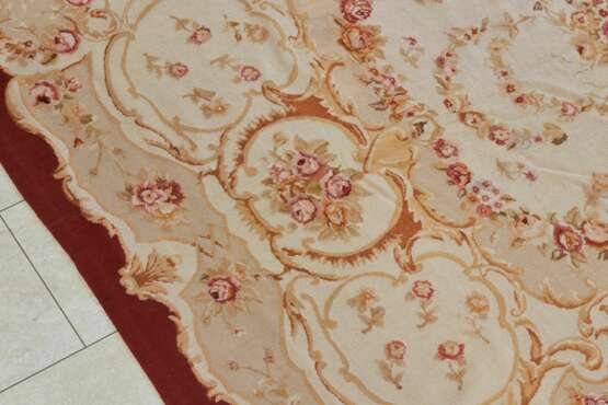 19th century French carpet in Aubusson style. Wool Eclecticism 19th century - photo 4