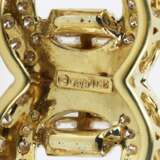 Bracelet en or avec diamants en forme de ceinture. Diamanten 21th century - Foto 6