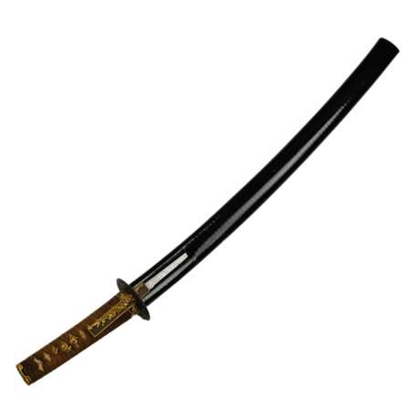 &Eacute;pee courte du samoura&iuml; Wakizashi Nanki Hatakeyama ma&icirc;tre Yamato no Suke Masatsugu 19&egrave;me si&egrave;cle. Acier 19th century - photo 3