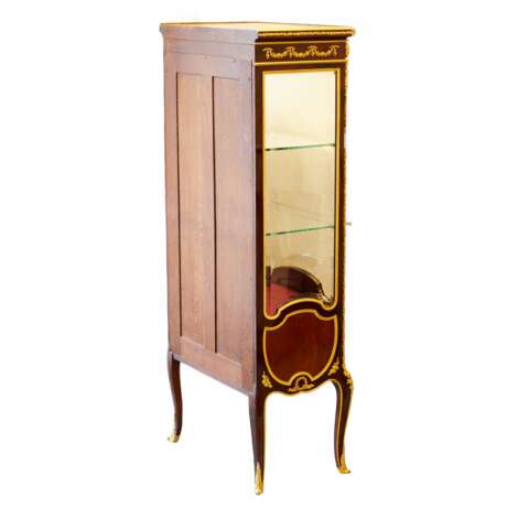 Showcase in mahogany and gilded bronze in Sormani style. France 19th century. Gilded bronze Late 19th century - photo 1