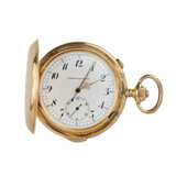 Heures Repetition Quarts Taschenuhr Chronographe 14k Gold Pocket Watch Gold 14K At the turn of 19th -20th century - photo 2