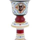 Hand painted porcelain hookah. Kuznetsov factory in Dulevo. Russia. 19th century Porcelain Hand Painted Late 19th century - photo 4