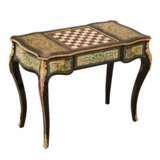 Game chess table in Boulle style. France. Turn of the 19th-20th century. Brass Boulle At the turn of 19th -20th century - photo 1