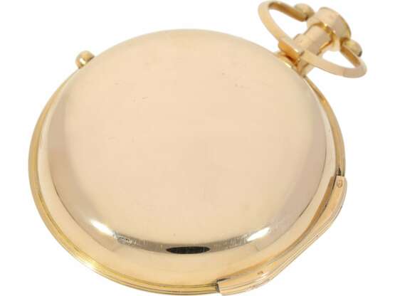 Taschenuhr: große und schwere englische Doppelgehäuse-Spindeluhr, gefertigt in 18K Rotgold, bedeutender englischer Uhrmacher, Geschäftspartner von Breguet, Louis Recordon London No. 9109, gelistet 1778-1824 - фото 7