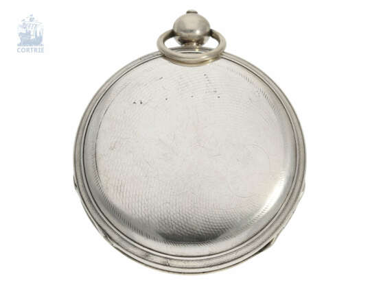 Taschenuhr: große und schwere Clockwatch mit Repetition und Selbstschlag, Frankreich ca. 1810 - Foto 2