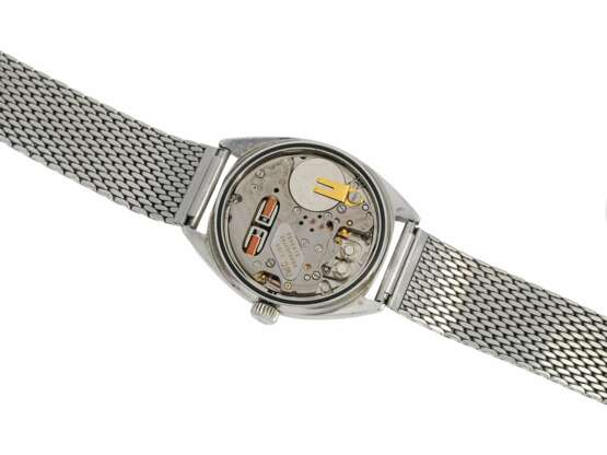 Armbanduhr: seltene vintage IWC "Electronic" mit Stimmgabelwerk Kal. 150, Baujahr 1973, Revision 2018 - photo 3