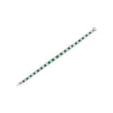 EMERALD AND DIAMOND BRACELET - фото 4