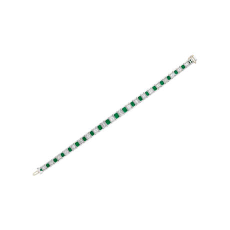 EMERALD AND DIAMOND BRACELET - Foto 4