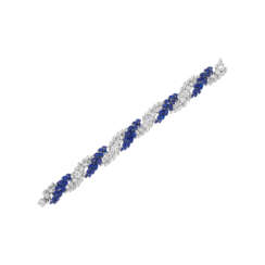 SAPPHIRE AND DIAMOND BRACELET