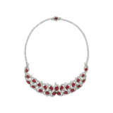 RUBY AND DIAMOND NECKLACE - Foto 1