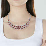 RUBY AND DIAMOND NECKLACE - фото 2